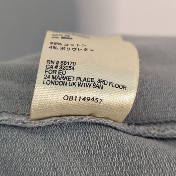 Anthropologie Saturday Sunday Sydney Blue Tie Belt Joggers Pants Women's Medium - Picture 10 of 10